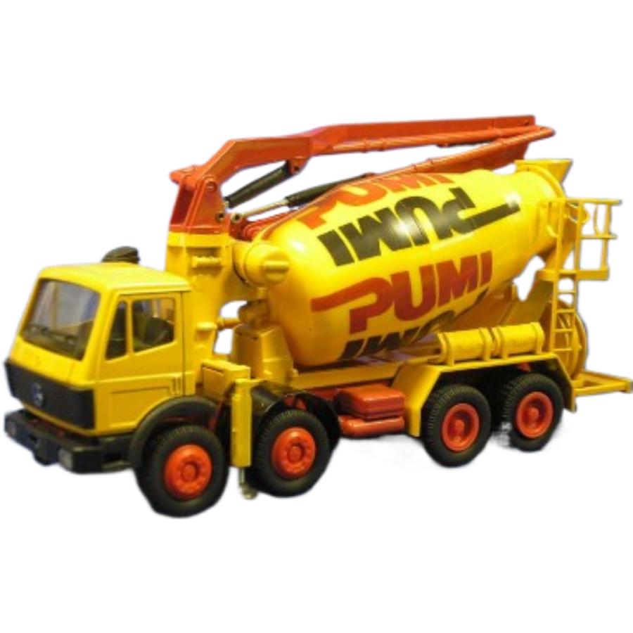 MB 4軸 セメントポンプ車 Pumi / CONRAD 1/50 建設機械模型 工事車両 | 