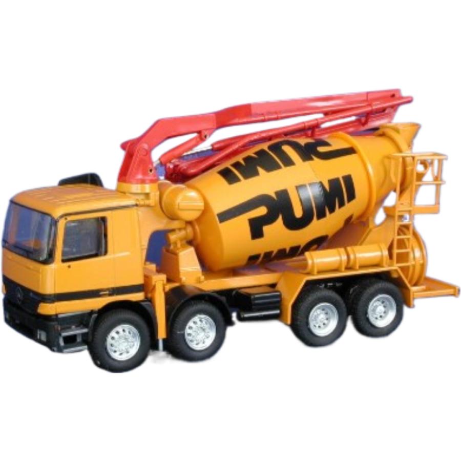 MB Actros Putzmeister コンクリートポンプ/ミキサー met.bar / CONRAD 1/50 建設機械模型 工事車両 | 