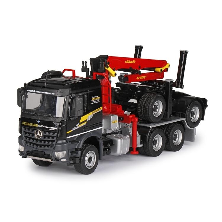 【予約】DOLL Long timber loader MERCEDES BENZ Arocs トラック 建設機械模型 工事車両 Conrad ...