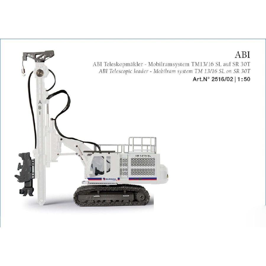 Eurovia ABI TM13/16 Teleskopm?kler Mobilramsystem SR 30T /Conrad 1/50 ...