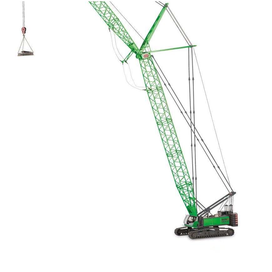 自動車 sennebogen5500 SL CONRAD 1/50 Sennebogen crawler crane 5500 Star Lifter /Conrad 1/50