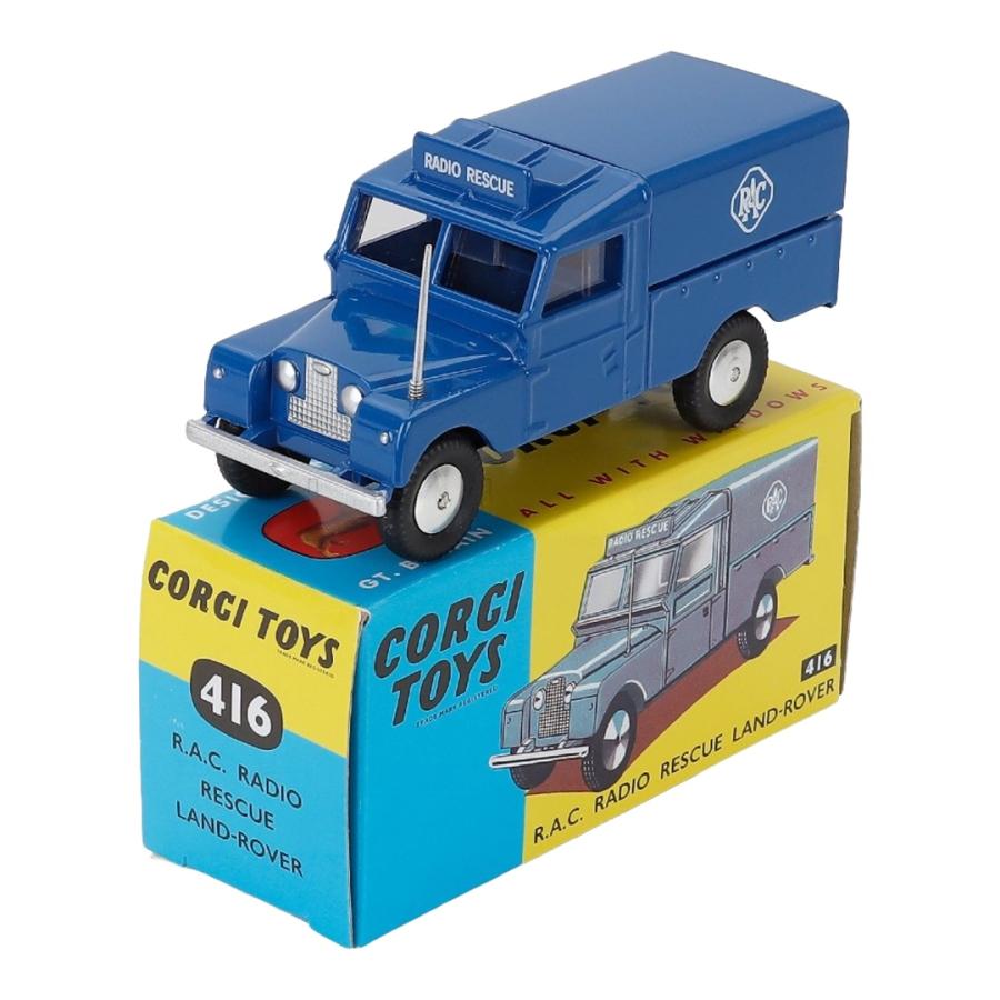 Land Roverランドローバー RAC Radio Rescue 1958 ブルー / Corgi 1/43 ミニカー | 