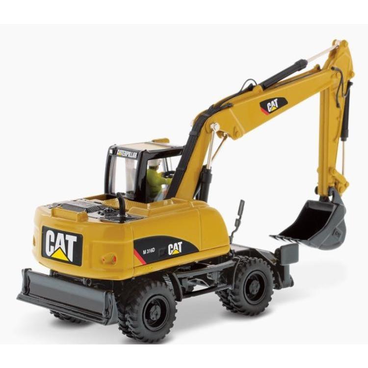 Cat M316D Wheeled Excavator ショベル /ダイキャストマスターズ 建設