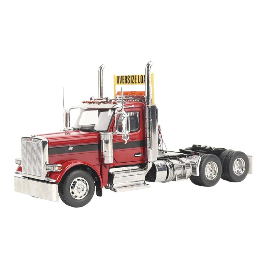 ピータービルト Peterbilt 589 タンデムトラクター レッド / Diecast Masters 1/32 ミニカー トラック模型 | 