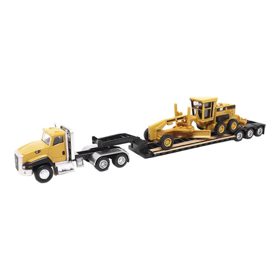 Caterpillarキャタピラー CT660 Day Cab Tractorトラクター with Lowboy Trai / Diecast Masters 1/87 模型 | 