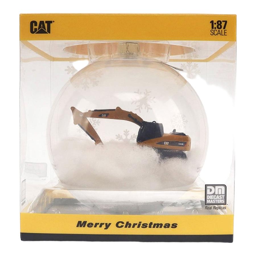 CAT 320F L 油圧ショベル クリスマススノードーム / Diecast Masters 1/87 ミニカー 建設機械模型 工事車両 | 