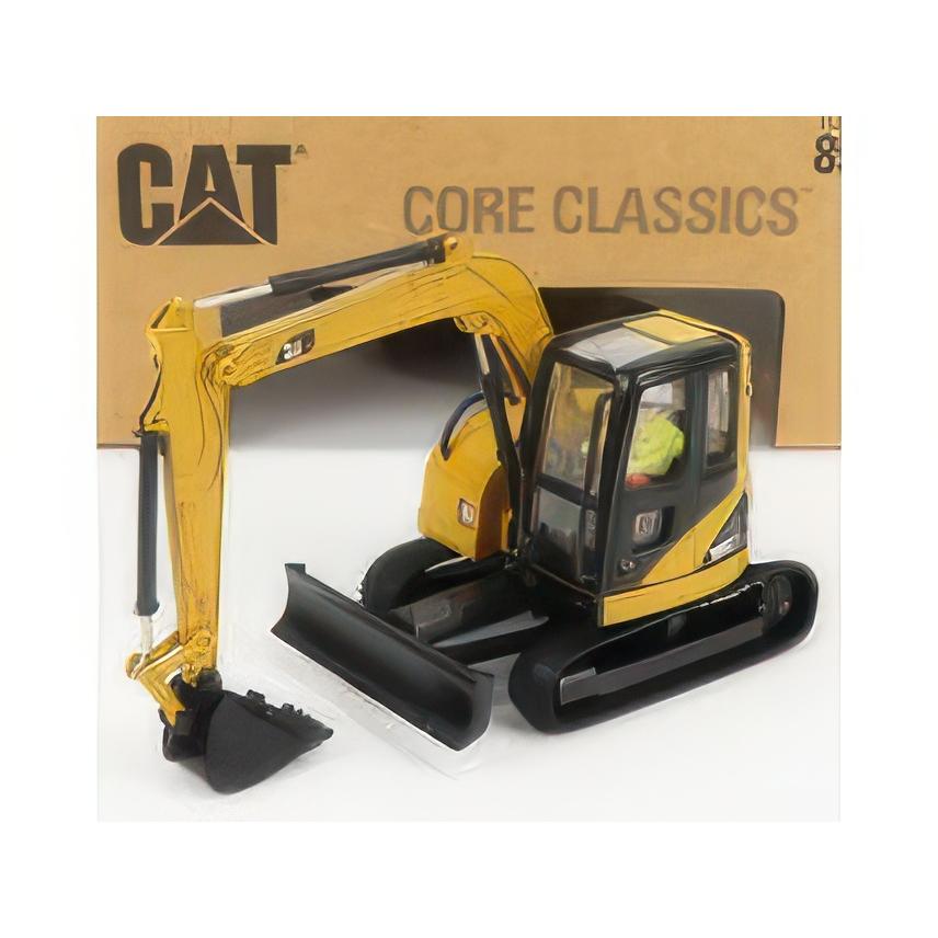 CAT308C CR ミニショベル 黄/黒 1/50 Diecast Masters : バスクホビー