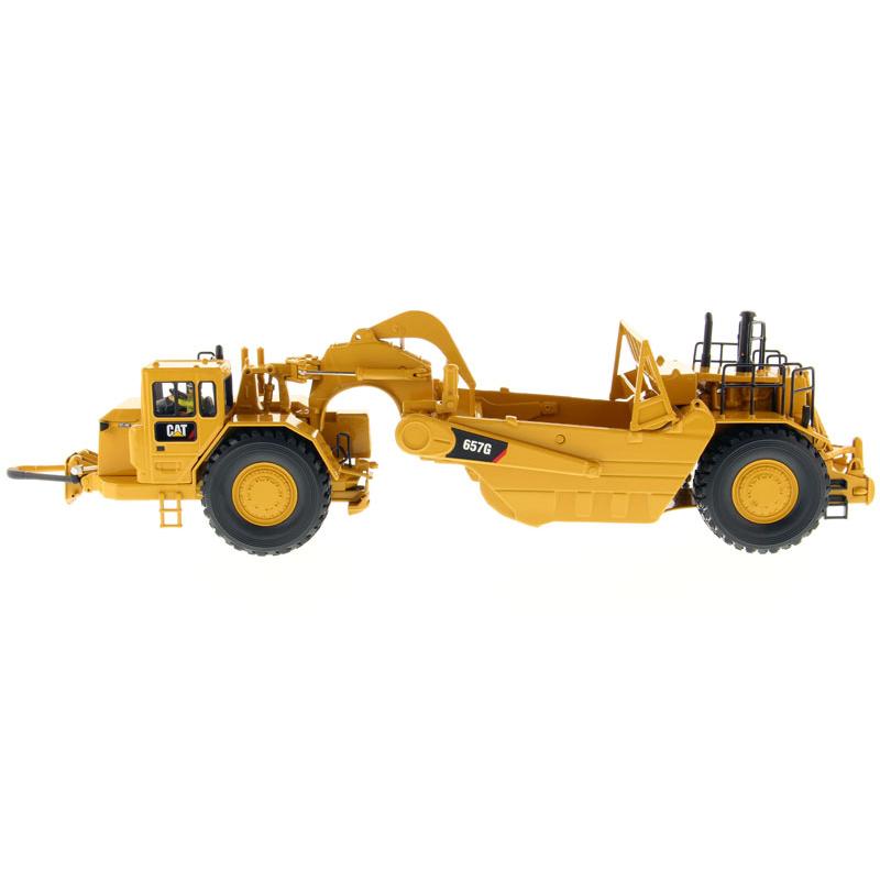 キャタピラー657Gコールスクレーパー 1/87HOスケール　ブラスモデル Caterpillar 657G ホイールトラクタースクレーパー Diecast Masters 1