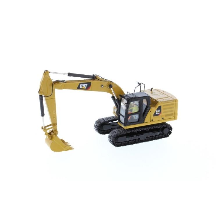 変形ショベルカー CAT320GC 次世代油圧ショベル 黄/黒 1/50 Diecast Masters