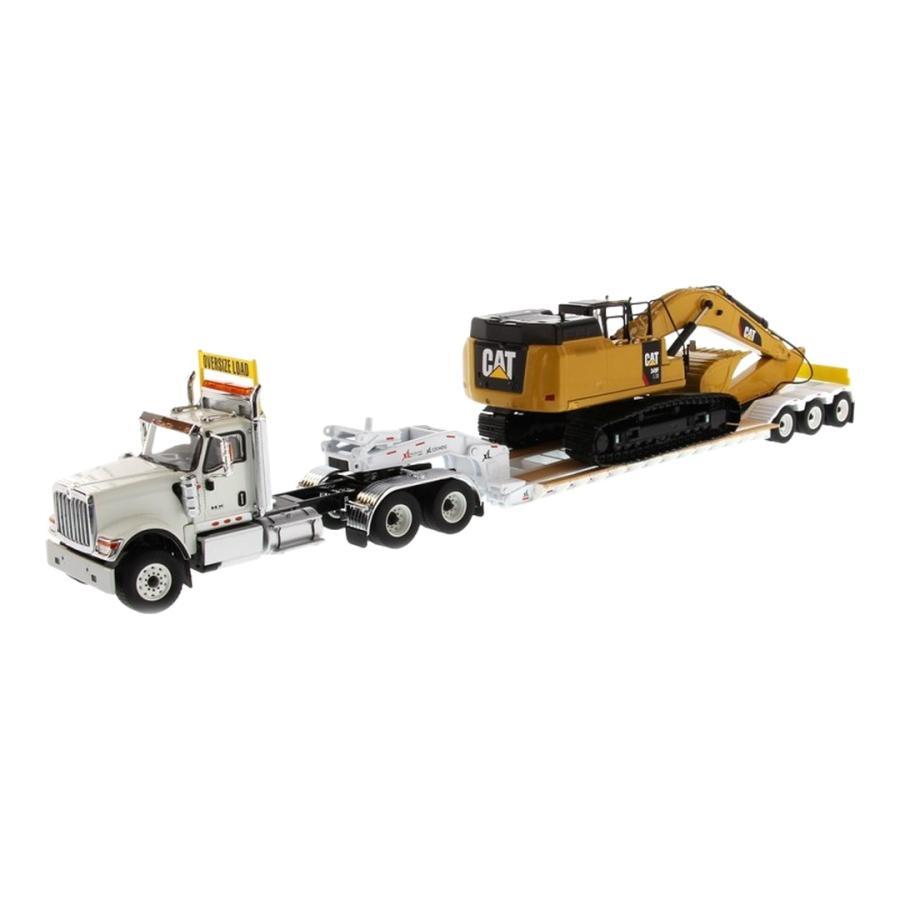 インターナショナル HX520 タンデムトラクター XL ローボーイ CAT 349F L / Diecast Masters 1/50 | 