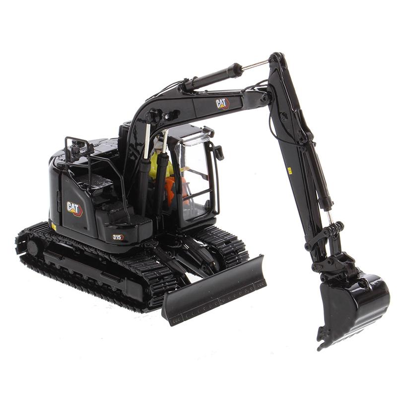 キャタピラー建機　CAT315 ブラックエディション　1/50 Caterpillar 315 ショベル 特殊ブラック Diecast Masters 1/50