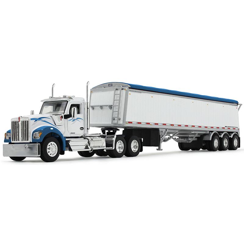 Kenworthケンワース W990 デイキャブ & ロードキング トレーラー トラック 模型 / DCP 1/64 ミニカー 模型 | 