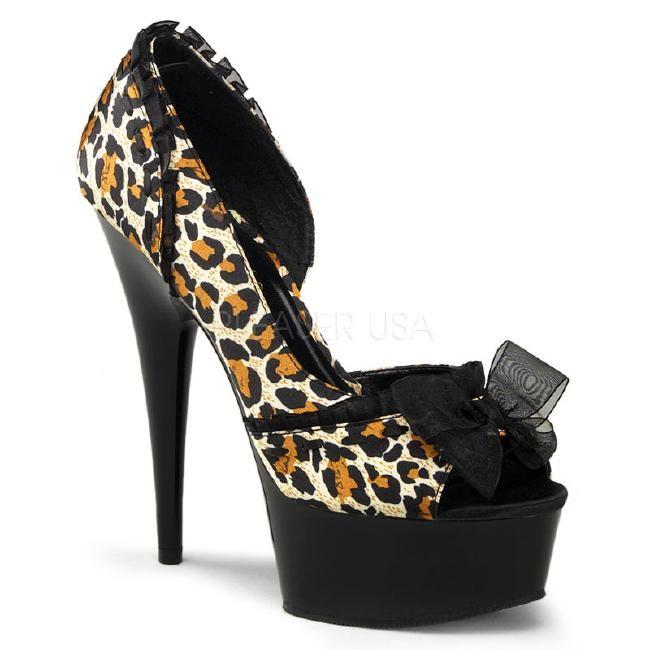 DELIGHT-665 6インチ(約15cm) パンプスハイヒール　　ピンヒール ミュール厚底サンダル /Pleaserプリーザー パーティードレス 靴 大きいサイズ |  | 01