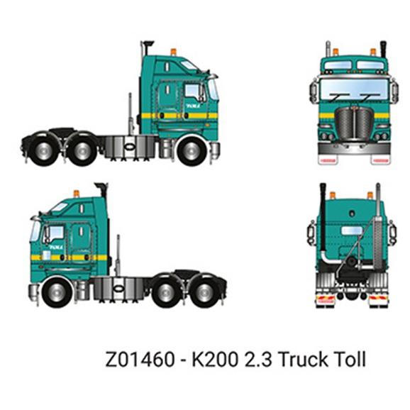 【予約】6-8月以降発売予定Toll - Kenworth K200 Prime Mover with 2.3m Cab トラック トラクタヘッド/建設機械模型 工事車両 DRAKE 1/50 ミニチュア(14765円)