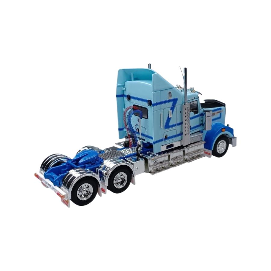 Kenworth T909 light blue Z01559 トラック / DRAKE 1/50 建設機械模型 工事車両_1