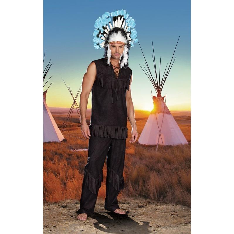 インディアン長のコスチューム３点セット仮装コスチューム コスプレ /ドリームガール・仮装・ハロウィン・男性大人用 | 
