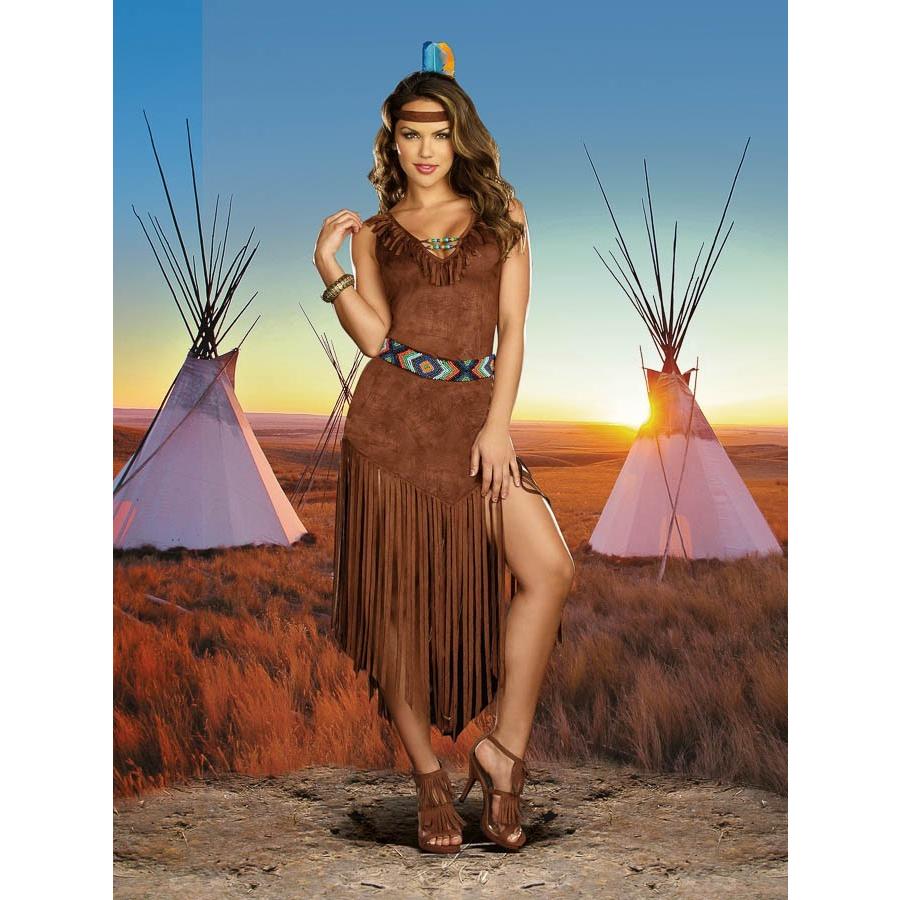 インディアンの軌跡コスチューム３点セット仮装コスチューム コスプレ /ドリームガール・仮装・ハロウィン・女性大人用 | 