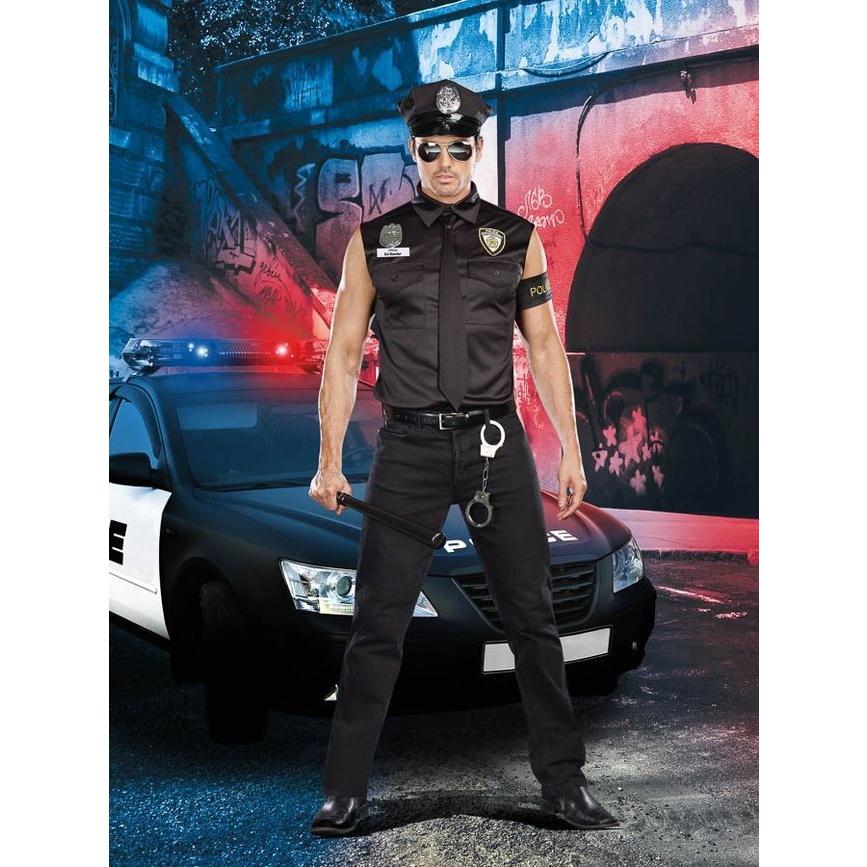 汚職警官ED BANGERのコスチューム６点セット イベント仮装コスチューム コスプレ ・ハロウィン・大人男性用 送料無料 | 