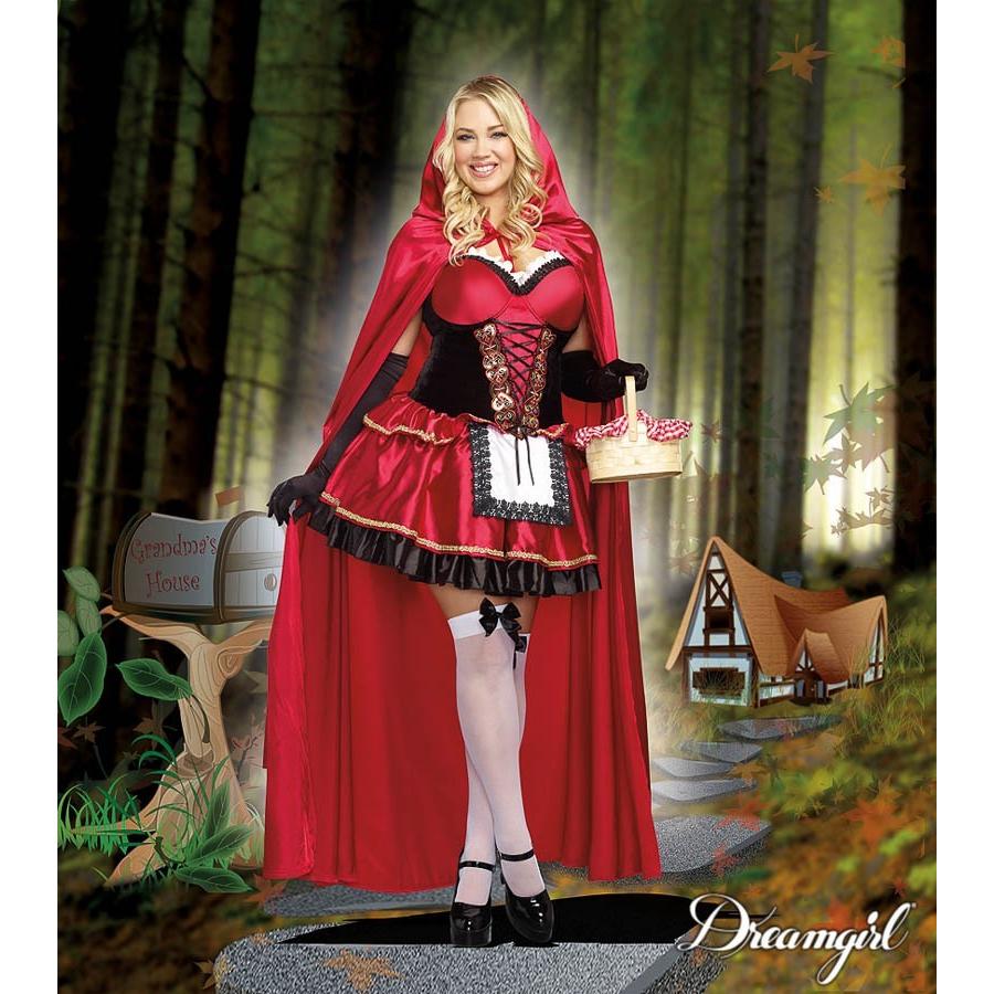 赤ずきんコスチューム２点セット仮装コスチューム コスプレ /ドリームガール・仮装・ハロウィン・女性大人用 | 