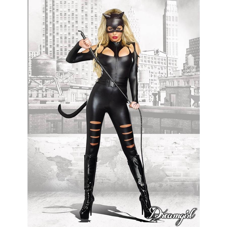 キャット戦士コスチューム３点セット仮装コスチューム コスプレ /ドリームガール・仮装・ハロウィン・女性大人用 | 