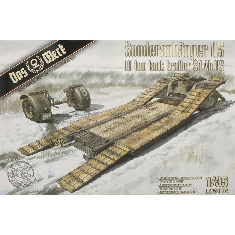 Sonderanhaenger 115 10t Tank Trailer Sd.Ah.115 プラモデル ミリタリー /Das Werk 1/35 | 