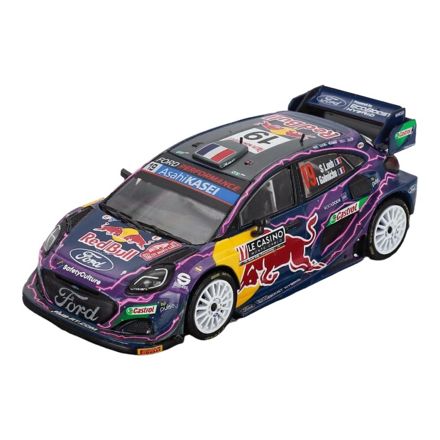 Ford Puma Rally1 #19 S.Loeb I.Galmiche ラリーモンテカルロ 2022 EDICOLA 1/43 ミニカー | 