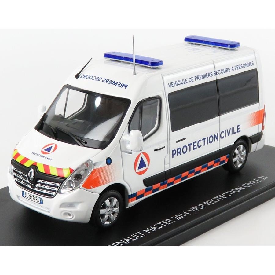 Renault Master Van 2014 Ambulance Protection Civile VPSP ELIGOR 1/43 ミニカー | 