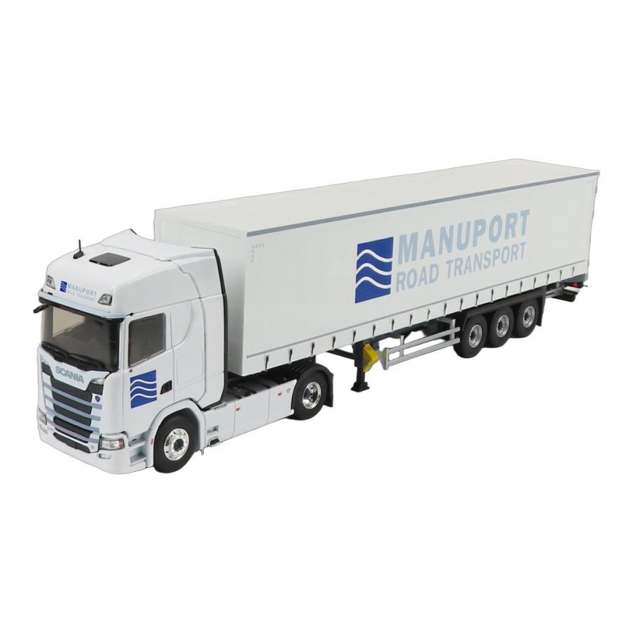 SCANIA S500 V8 2018 TRUCK TELONATO MANUPORT TRANSPORTS ELIGOR 1/43 トラック | 