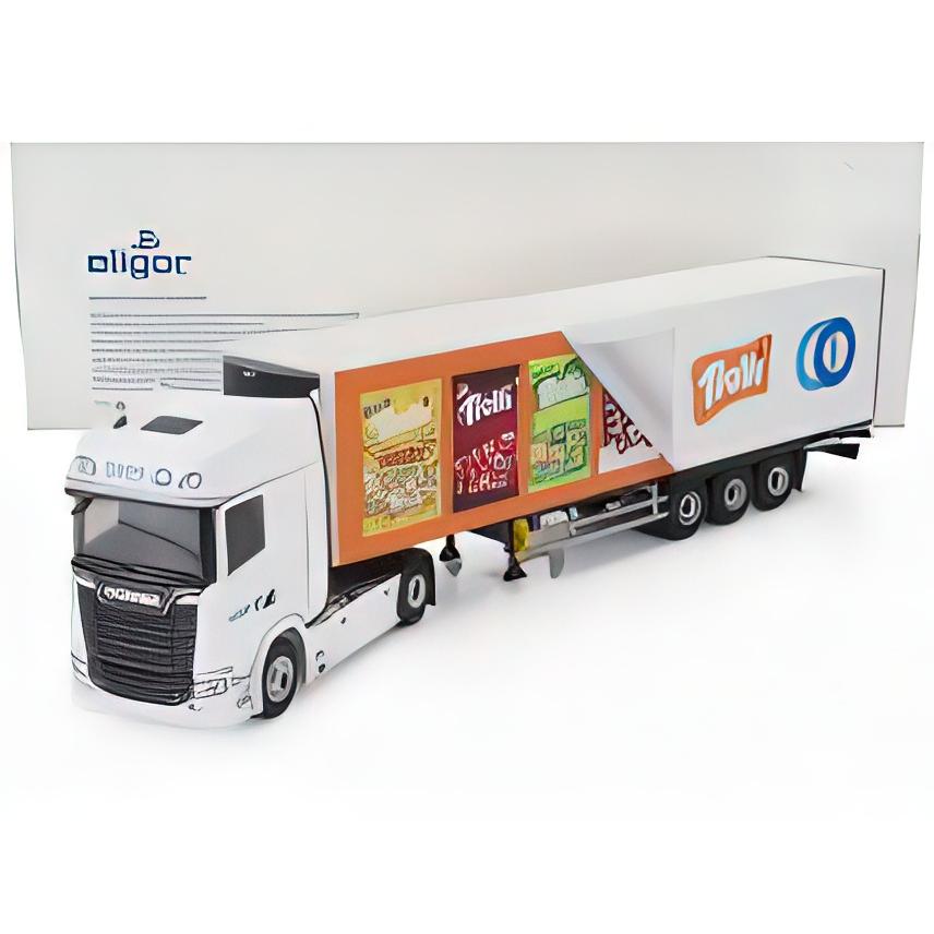 スカニア S770 冷蔵トラック 2020 白橙 ELIGOR 1/43 | 