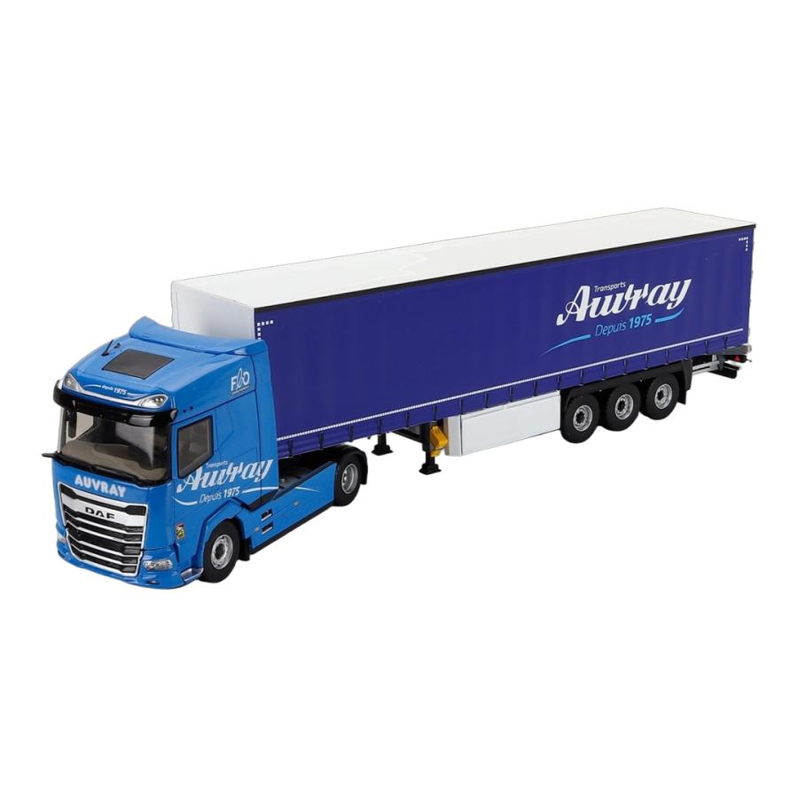 DAF XG 2021 TRUCK TELONATO AUVRAY TRANSPORTS ツートーンブルー ELIGOR 1/43 トラック商用車 | 