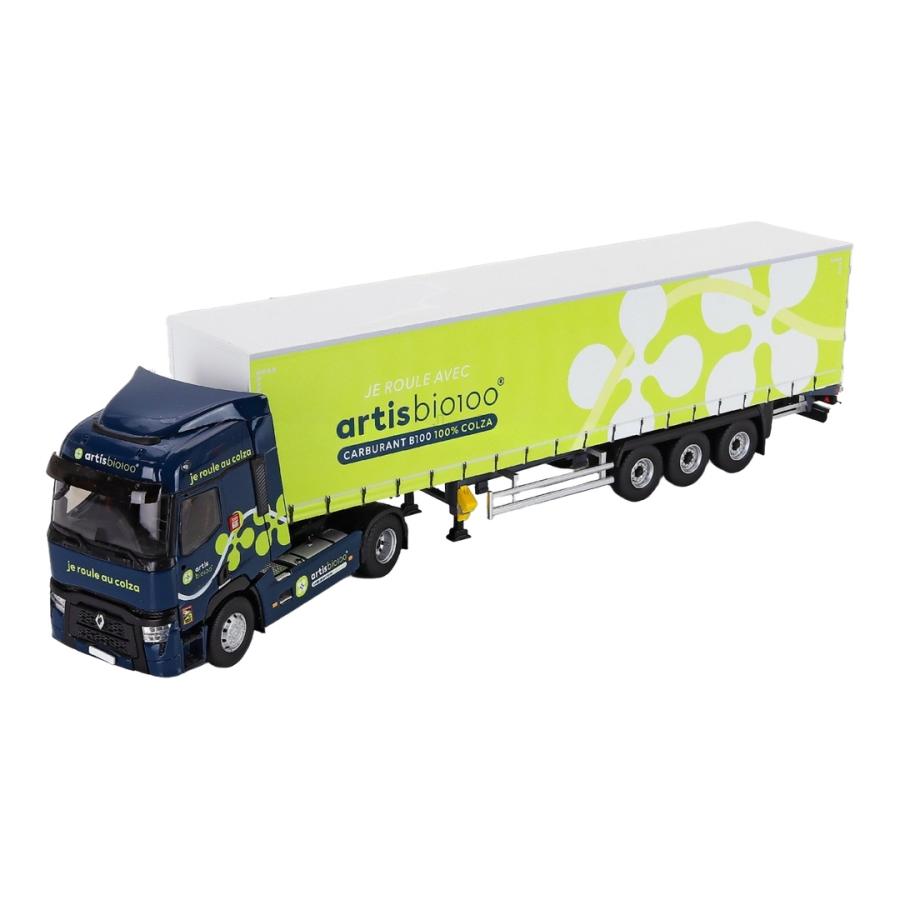 Renaultルノー T480 トラック Artis Bio 100 2021 ブルー グリーン / ELIGOR 1/43 ミニカー トラック模型 | 