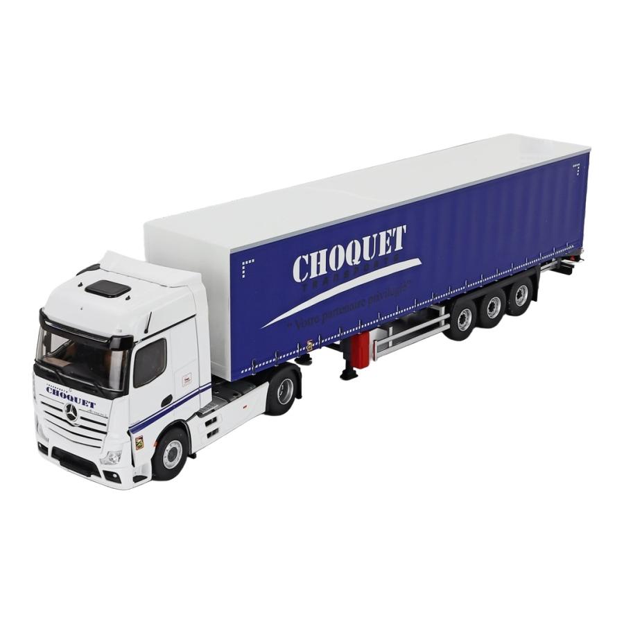 Mercedes Benz Actros 5 1851 2020 ホワイト/ブルー / ELIGOR 1/43 ミニカー トラック模型 | 