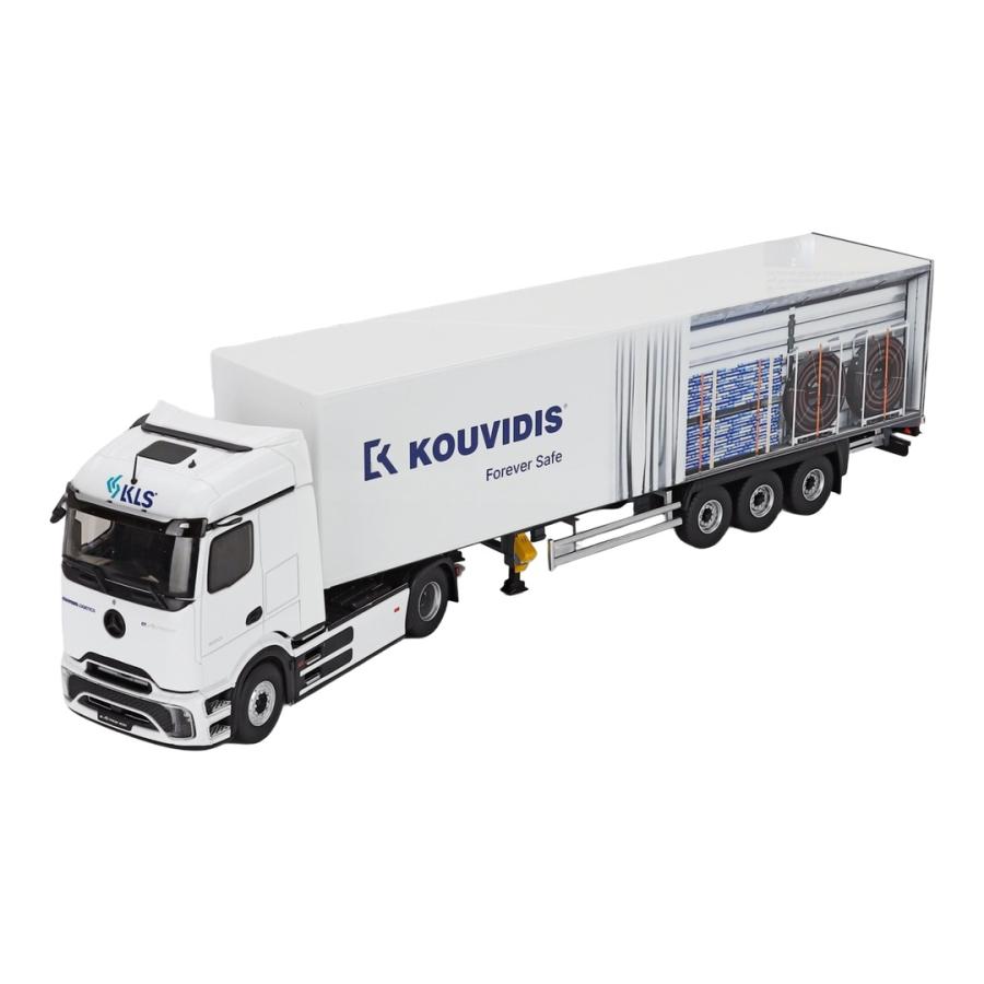 Mercedes Benz E-ACTROS 600 トラック 2025 ホワイト / ELIGOR 1/43 ミニカー トラック模型 | 