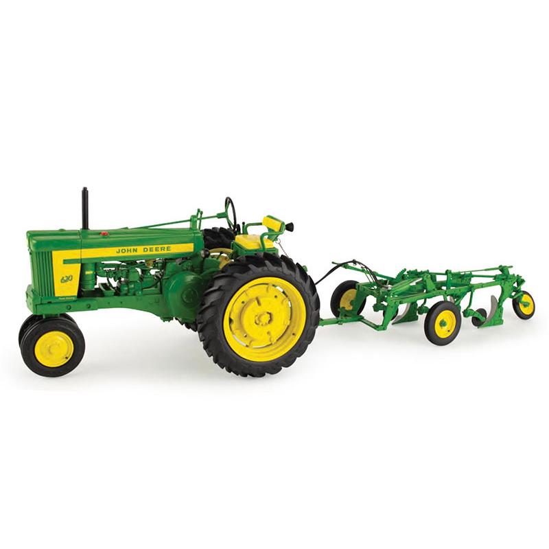 John Deereジョンディア 620 Tractor with 555 Plow- LP70535 /ERTL 1