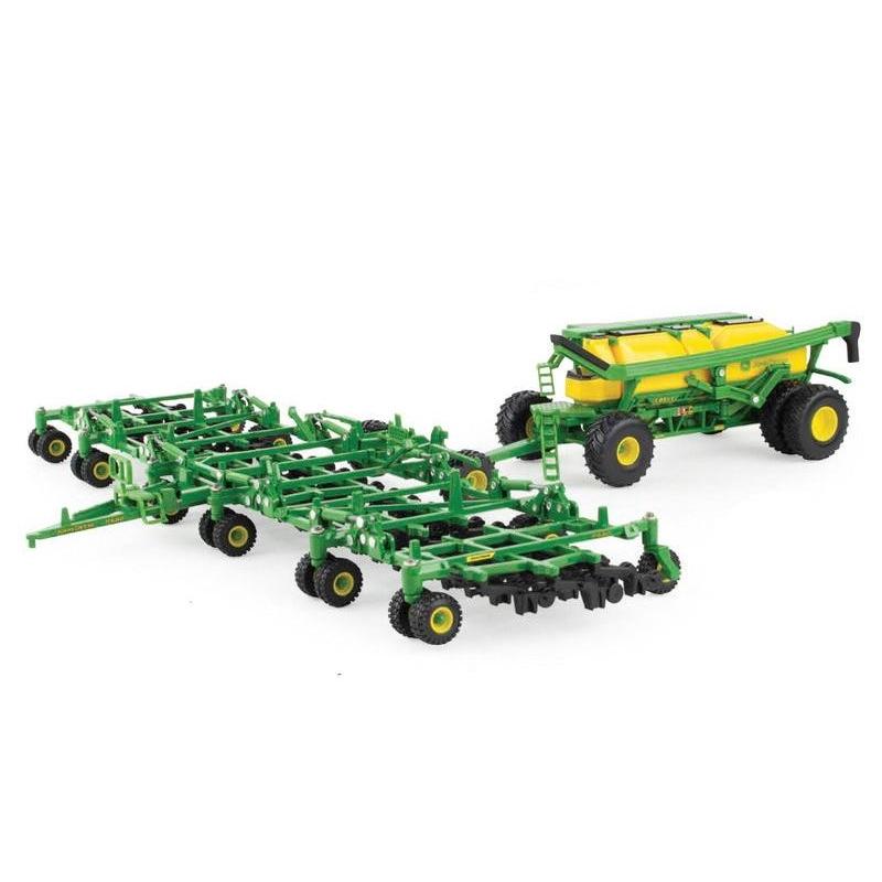 John Deereジョンディア P680 エアシーダー & C850T カート グリーン/イエロー / ERTL 1/64 農機 模型 | 