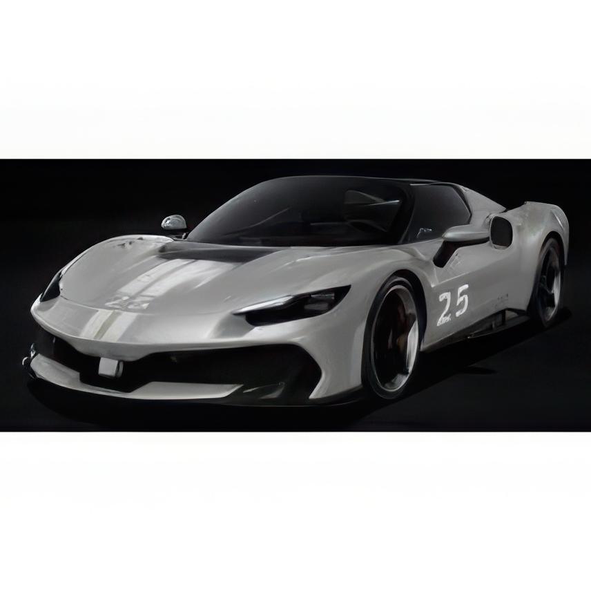 【予約】FERRARI 296 スペチアーレA #25 スパイダー 2025 グリージョスクアーロ グレー/ホワイト MR-MODELS 1/18 | 