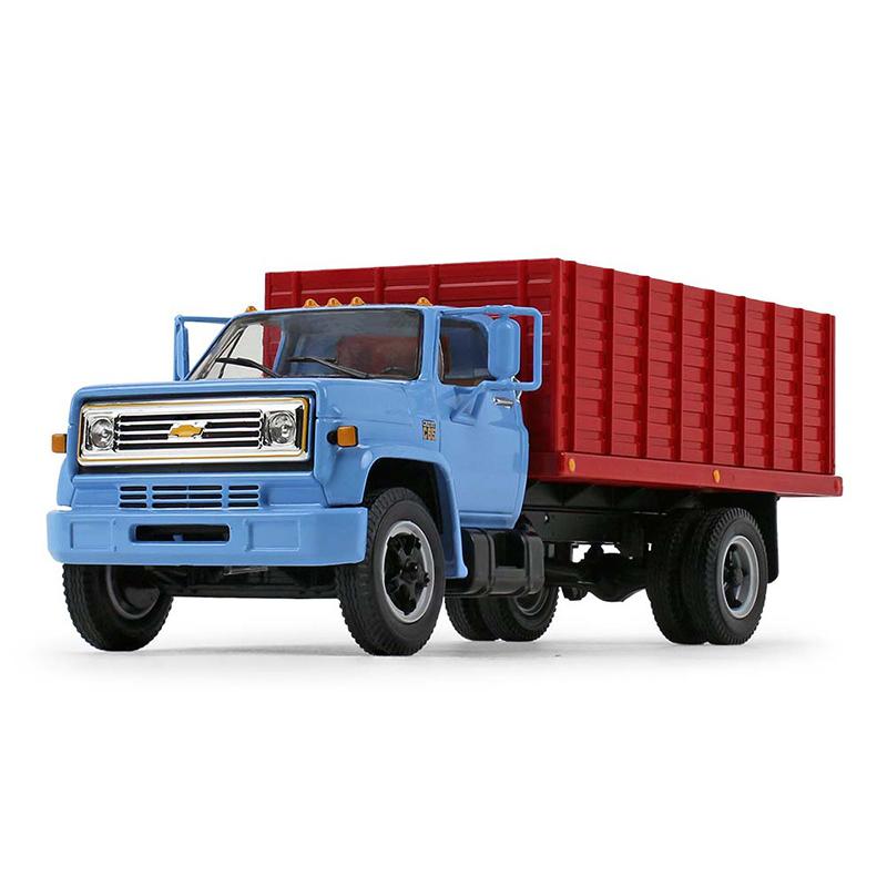 1970s Chevrolet C65 Grain トウモロコシ積載 ベビーブルー & レッド 建設機械模型 / First Gear 1/34 | 