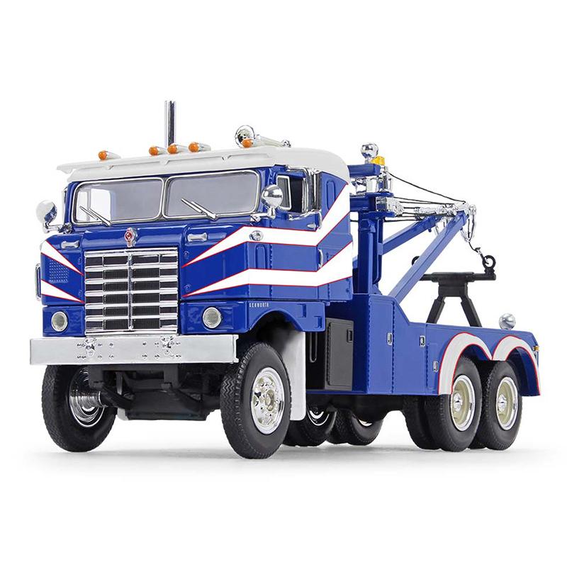 1953 Kenworth Bullnose Heavy-Duty リッチブルー & ホワイト 建設機械模型 / First Gear 1/34 | 