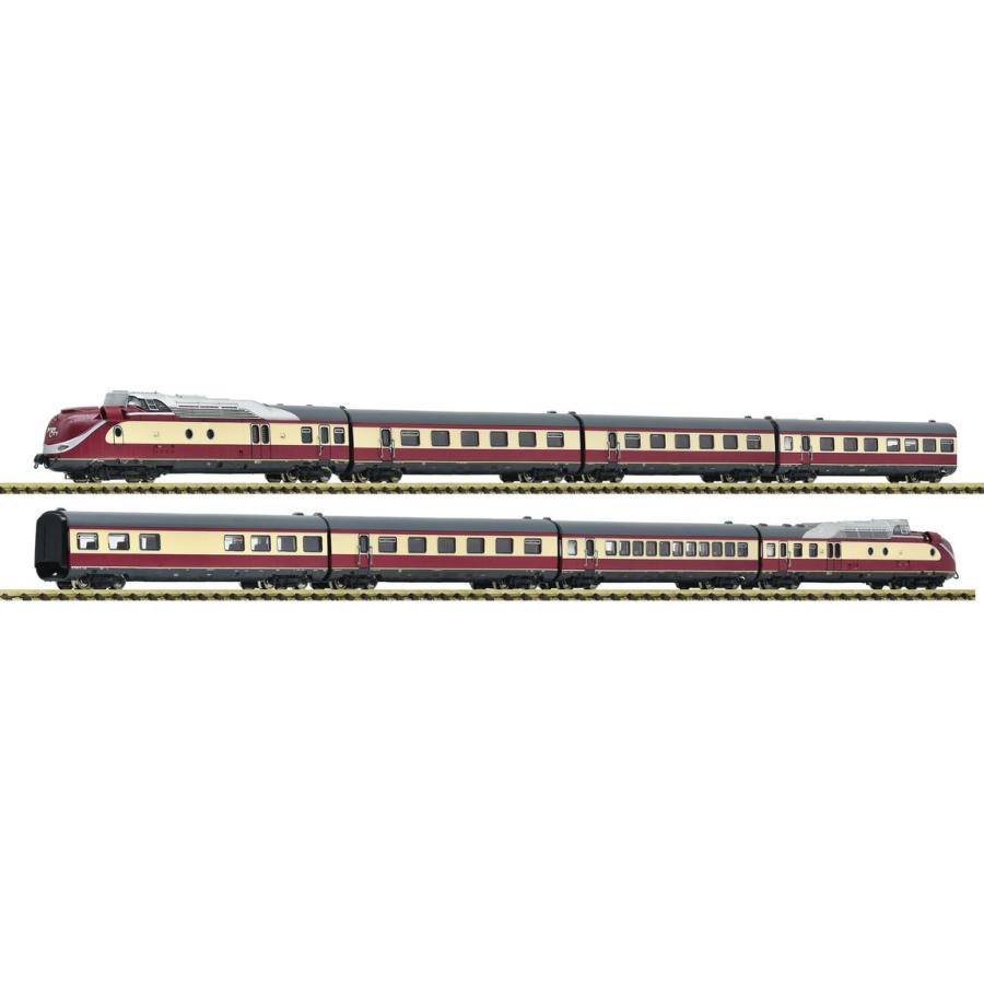 Nゲージ 鉄道模型 編成セット Fleischmann DB ガスタービン列車 BR602 8両セット Era IV DCCサウンド DC | 