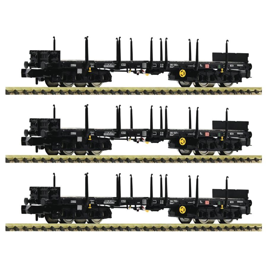Nゲージ 鉄道模型 貨車 Fleischmann DBAG Era VI DC Flachwagenset 3pcs. | 