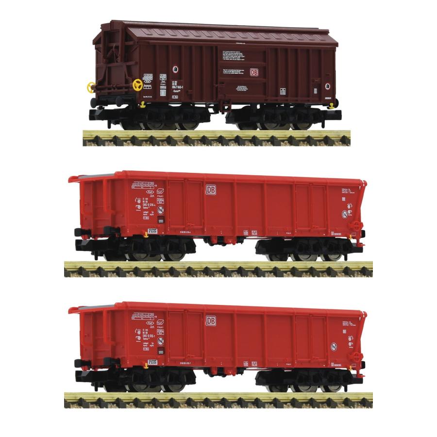 Nゲージ 鉄道模型 貨車 Fleischmann DBAG Era V DC Tontransportwagenset 3pcs. | 