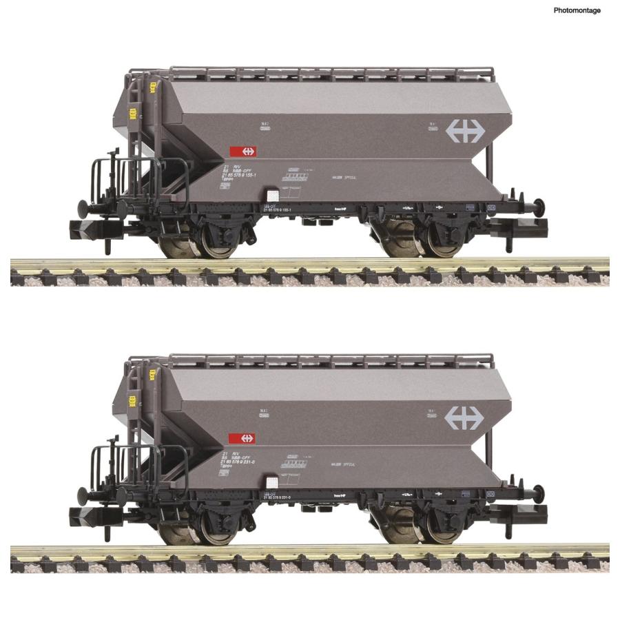 Nゲージ 鉄道模型 貨車 Fleischmann SBB Era V DC Getreidesilowagenset 2pcs. | 