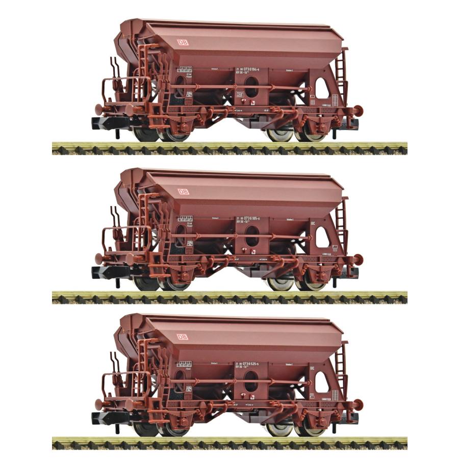 Nゲージ 鉄道模型 貨車 Fleischmann DBAG Era V DC Schwenkdachwagenset 3pcs. | 