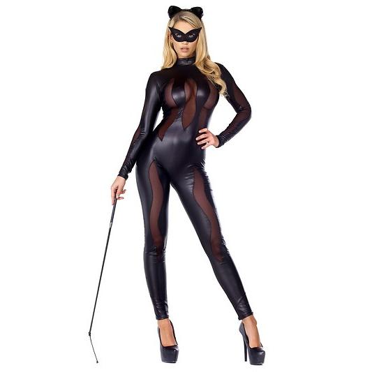 魅惑的なセクシー黒猫　コスチューム　3点セット 　コスプレ衣装　(二次会、結婚式、仮装、パーティー、宴会、ハロウィン）大人女性用 送料無料 |  | 02