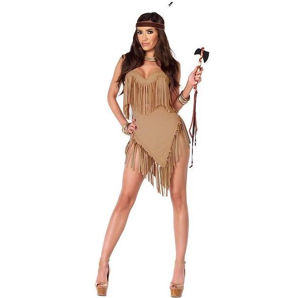 セクシーインディアンのコスチューム３点セット フォープレイ イベント仮装コスチューム コスプレ・ハロウィン・女性大人用 |  | 02