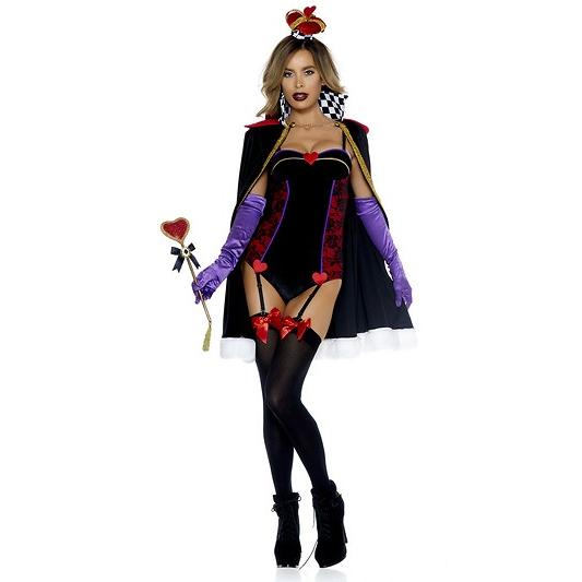 ミラー・ミラー 悪魔のクィーン コスチューム 3点セット　コスプレ衣装　(二次会、結婚式、仮装、パーティー、宴会、ハロウィン）大人女性用 送料無料 |  | 02