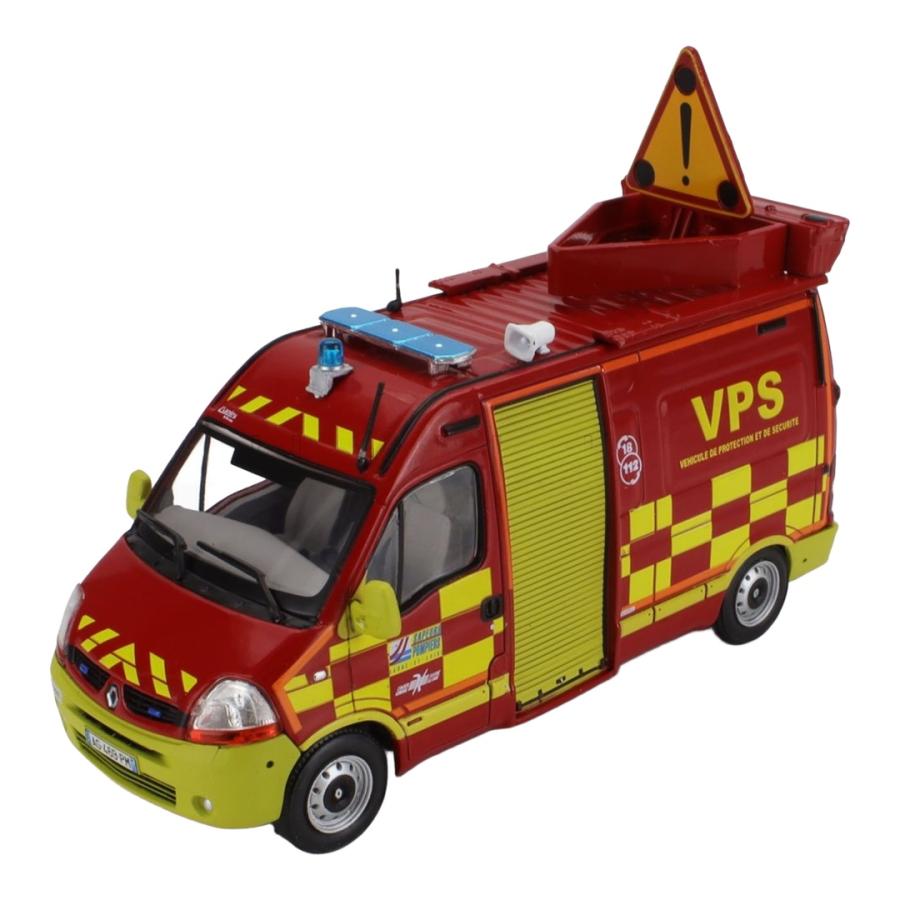 Renault Masterバン VPS 消防車両 2003 レッド/イエロー EDICOLA 1/43 ミニカー トラック模型 | 