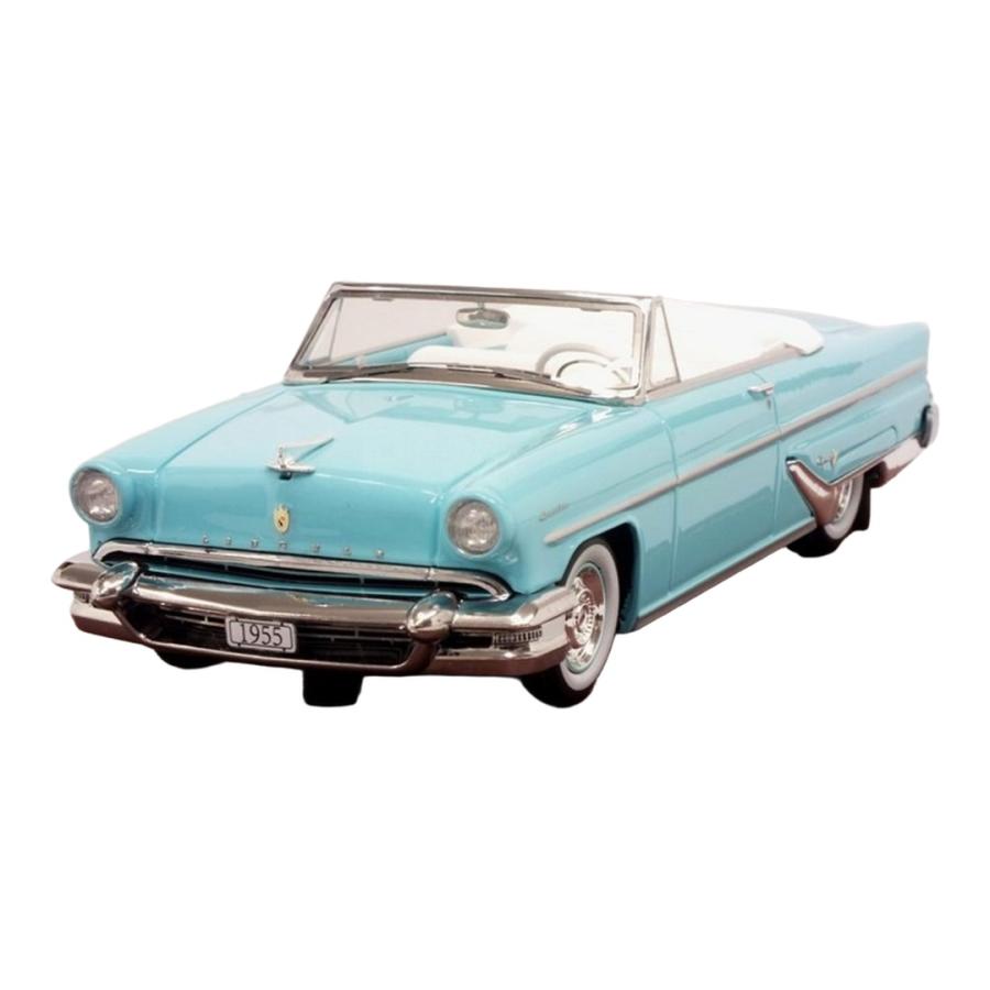 Lincolnリンカーン Capriカプリ コンバーチブル 1955 ターコイズ / GLM MODELS 1/43 ミニカー | 
