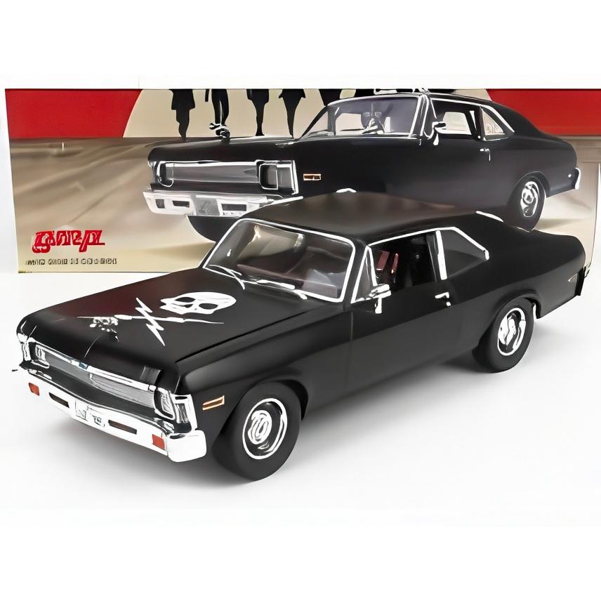 CHEVROLET NOVA クーペ 1971 デスプルーフ劇中車 マットブラック/ GMP 1/18 600台限定ミニカー | 