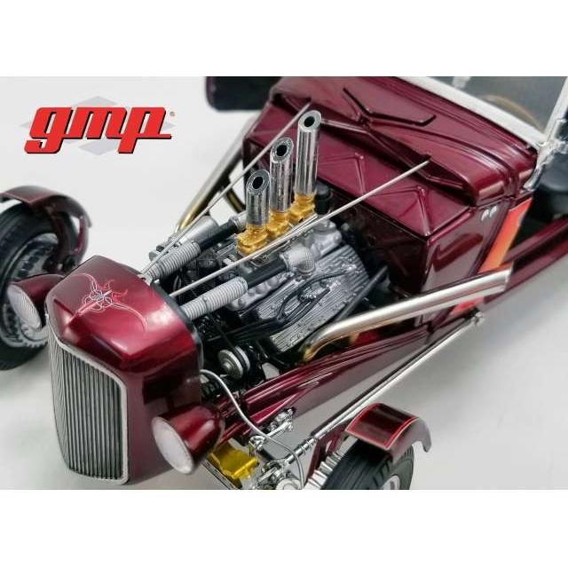 【予約】10月以降発売予定1934 Hot Rod Roadster, brandywine metallic with flames /GMP 1/18 ミニカー |  | 01